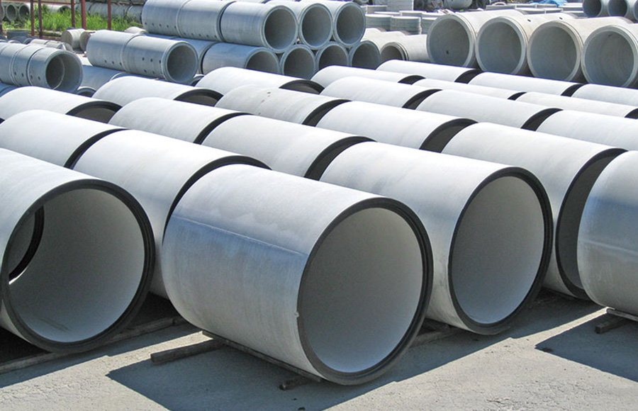 セメント資材が積まれている様子